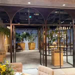 披露宴会場入り口の雰囲気です