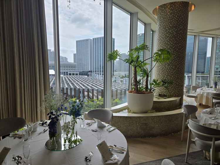 披露宴会場からの景色