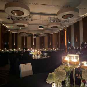 照明の演出が素敵すぎた披露宴会場