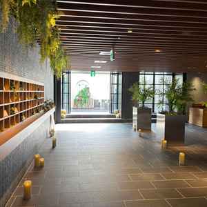 挙式会場へ向かう動線