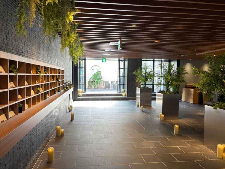 挙式会場へ向かう動線