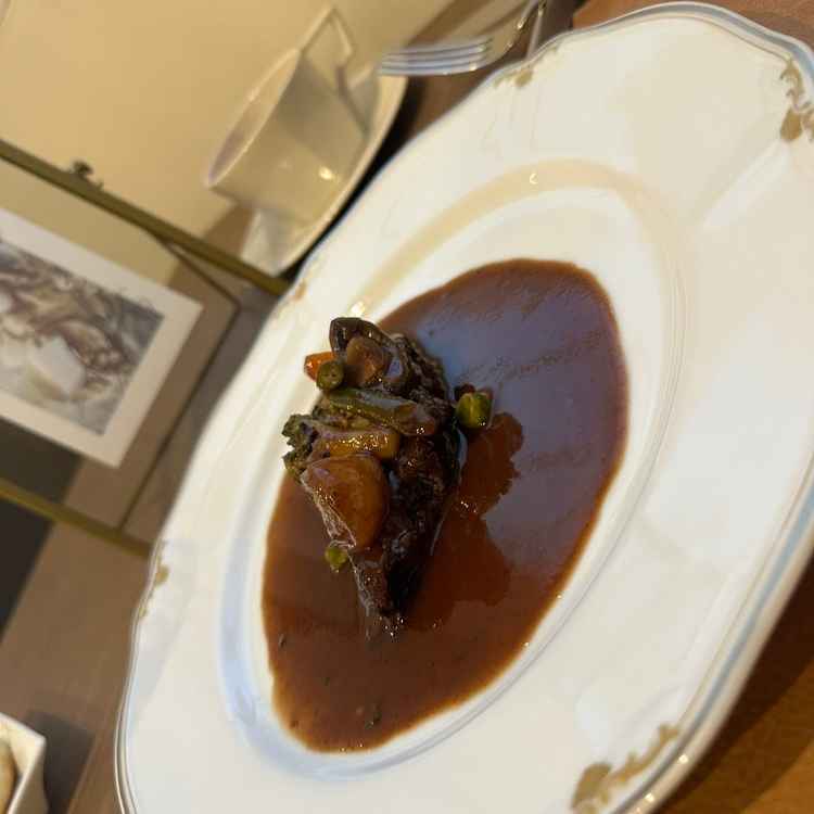 実際のコースの料理