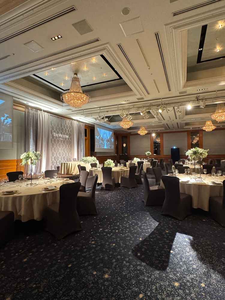 披露宴会場のスタールームです。中から大人数用です。