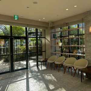 ウェルカムスペースは緑が多く開放感があり良かったです。