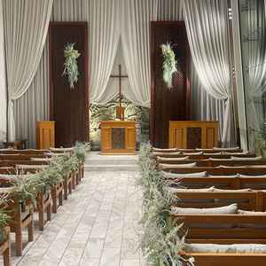 チャペルです。リニューアル前ということもあり広さを把握しました。