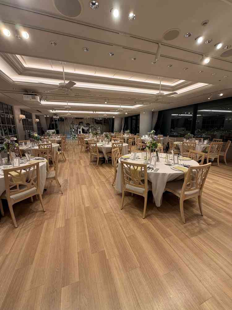 上の階の披露宴会場