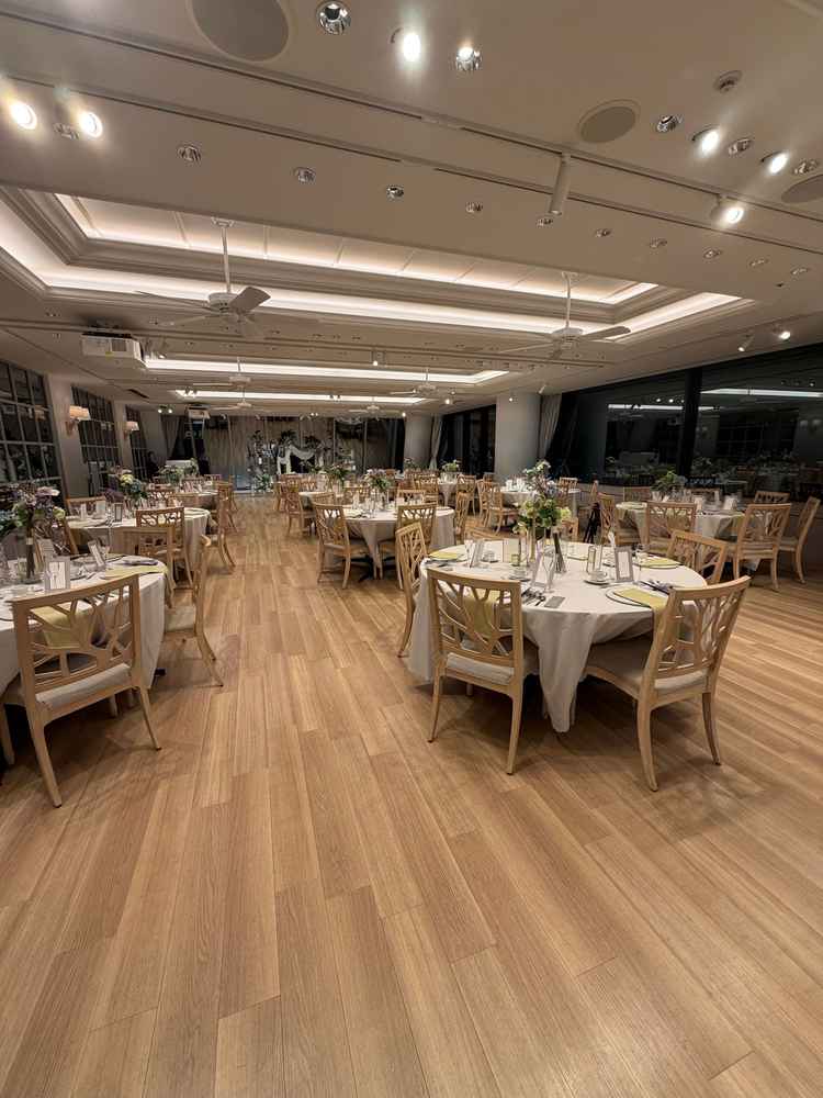 上の階の披露宴会場