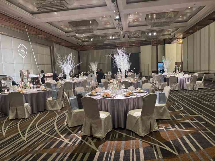 100人規模でも広々のFujiの会場