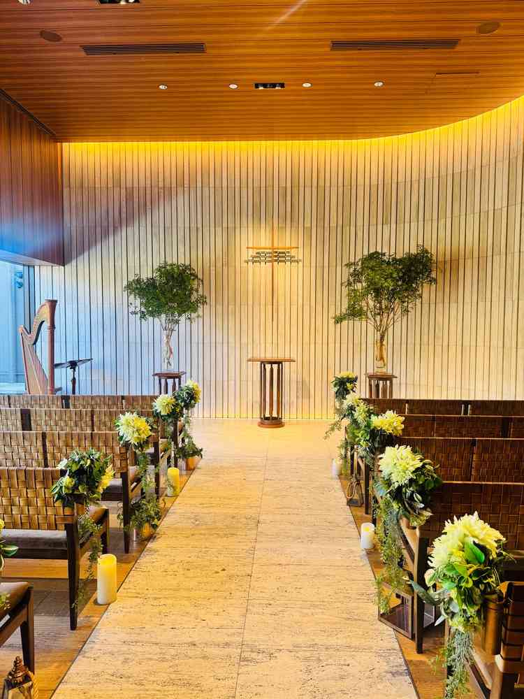 チャペルの雰囲気がとても良かった