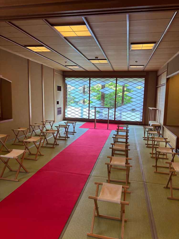 挙式会場。神前式、人前式が可能となります。