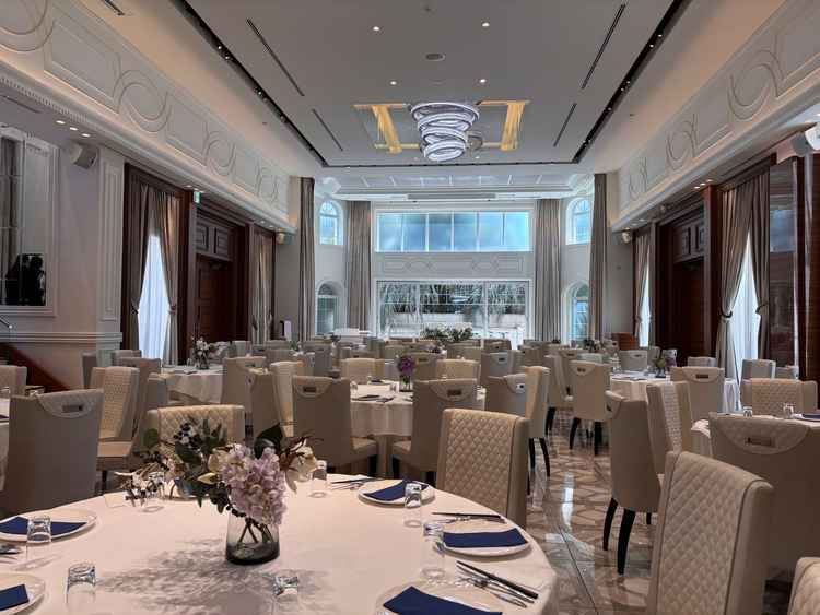 披露宴の場所が２パターンありました。