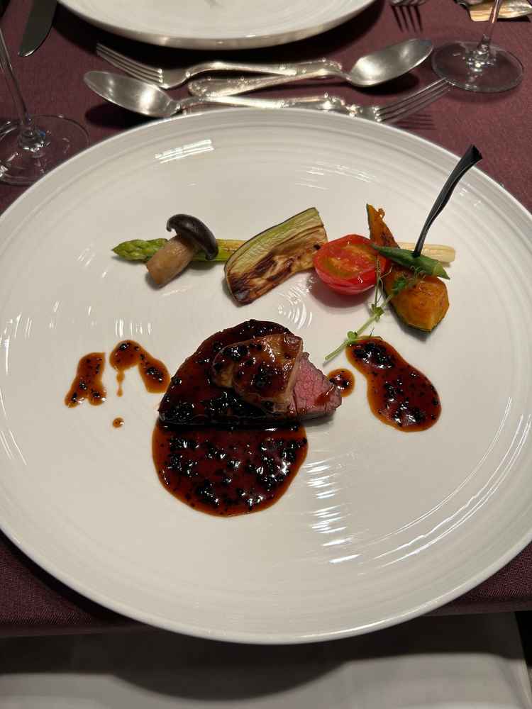 試食させていただいたメイン料理