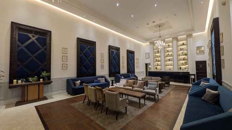 ヴィクトリアハウスのゲスト用待合室