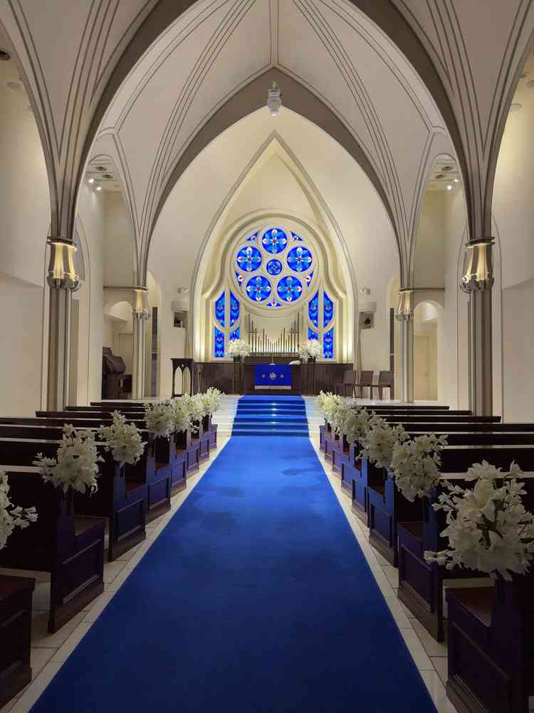 チャペルはイメージどおりでとても良かったです。