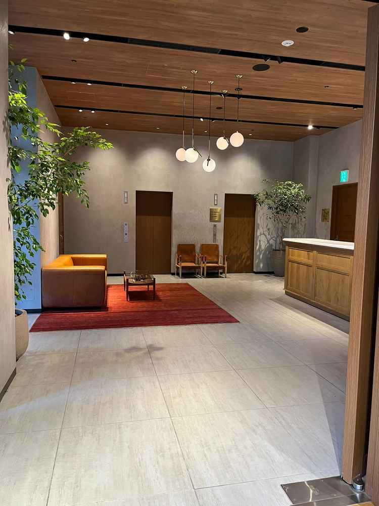 披露宴会場前のロビー