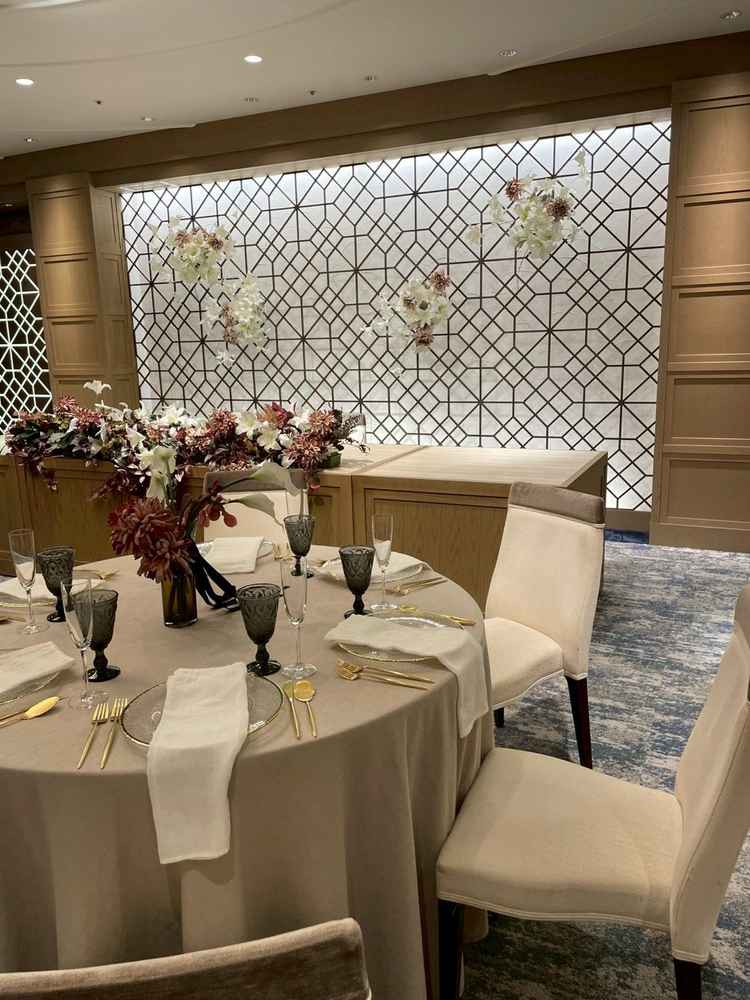 披露宴会場のメインルームです。