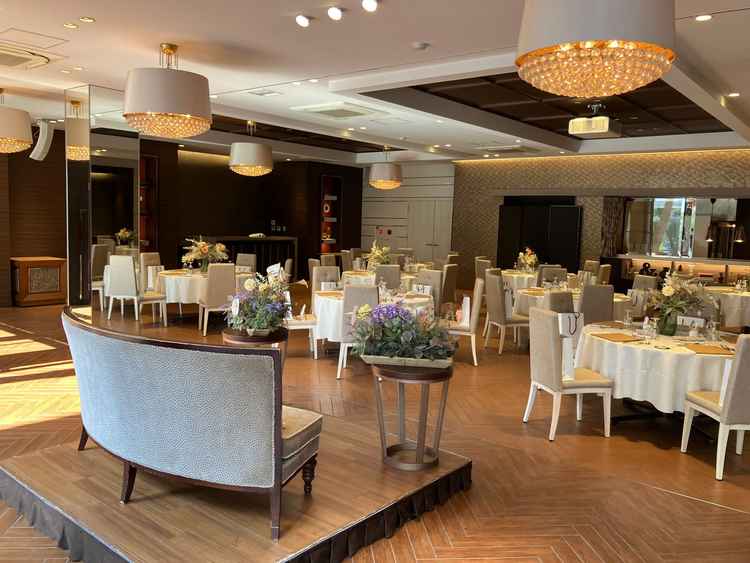 披露宴会場が複数あるうちの一つです。とっても綺麗でした