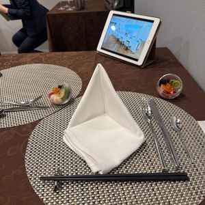 試食時のテーブルセット