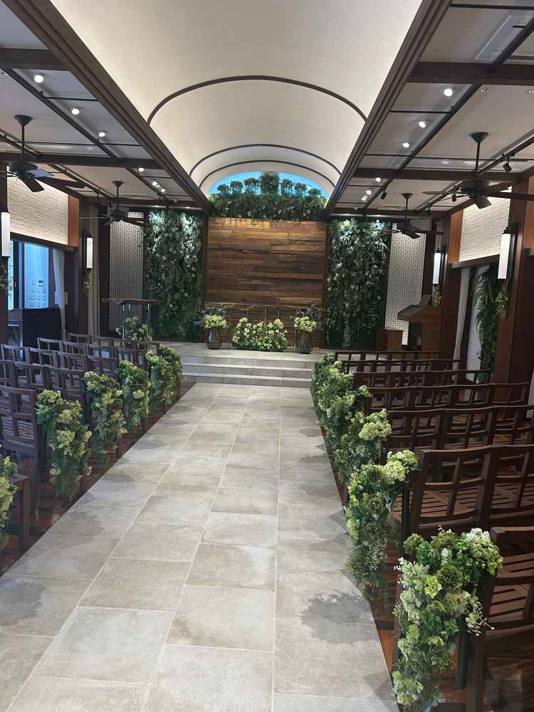 挙式会場です。