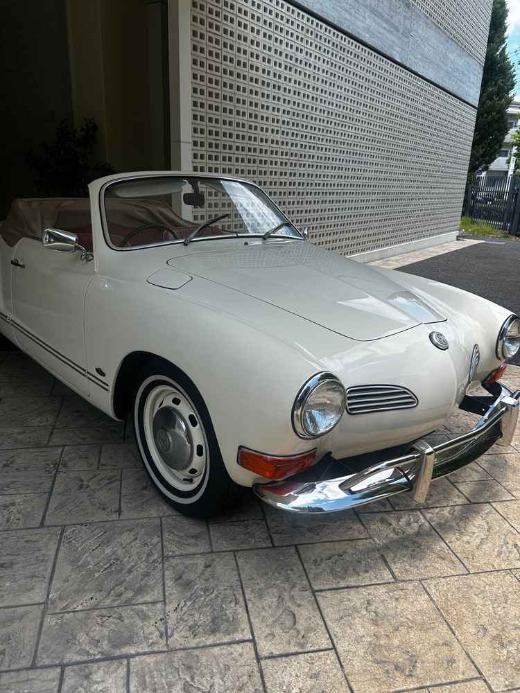 入ったところのオープンカーがすごい