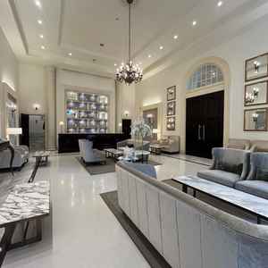 エントラストから入ってすぐの、ゲスト待機場所です。清潔感もあり、とても豪華でした。