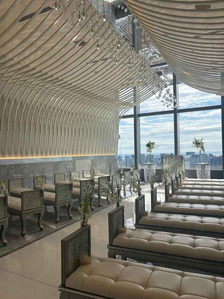 挙式会場の違うアングル