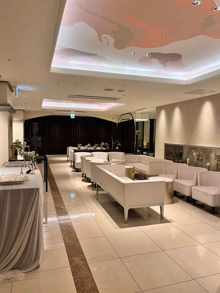 式場開始前の待合室