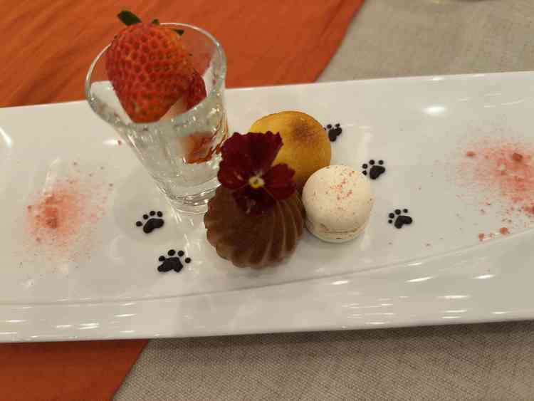 とてもおいしかったです。ペットの情報から急遽肉球追加してくれました。