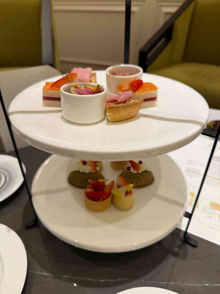 フェア特典のアフターヌーンティー