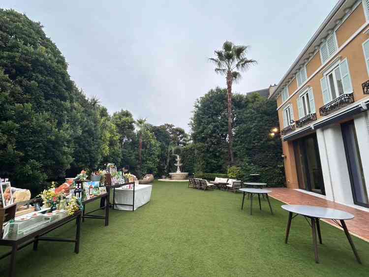 ガーデンではドリンクバーやフィンガーフードでおもてなしできるそうです。