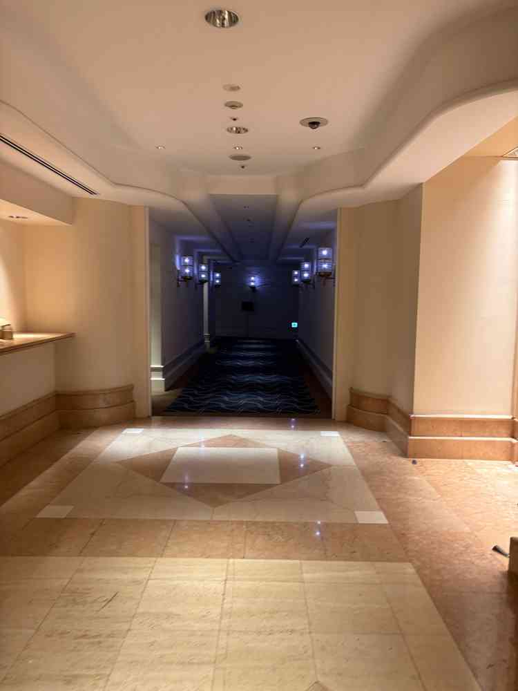 導線はホテル利用者や他の挙式の方と極力合わないようになっており、雰囲気も感じられて良い案内でした。