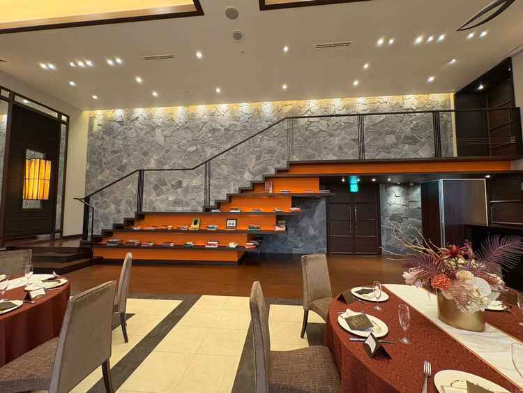 2つある披露宴会場のうちの1つ、stone hillsの写真です。