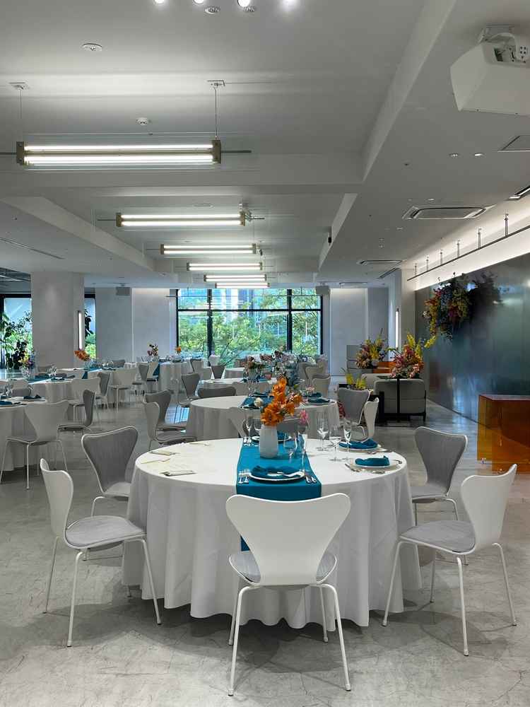 最新トレンドの、ニューヨークの婚礼スタイルだそうです。