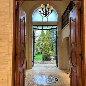 緑が綺麗なテラス