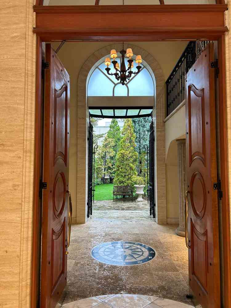 緑が綺麗なテラス