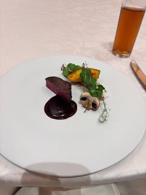 料理の試食で、お肉も柔らかく、野菜も美味しかったです。