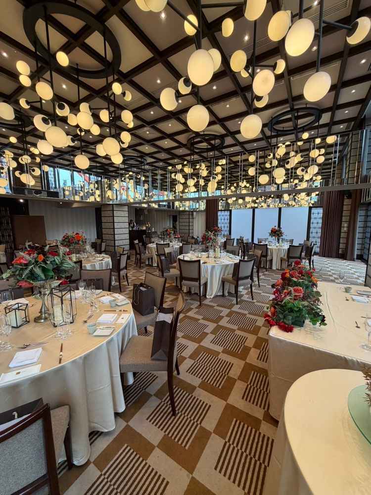 披露宴会場からも東京タワーが見えて圧巻でした