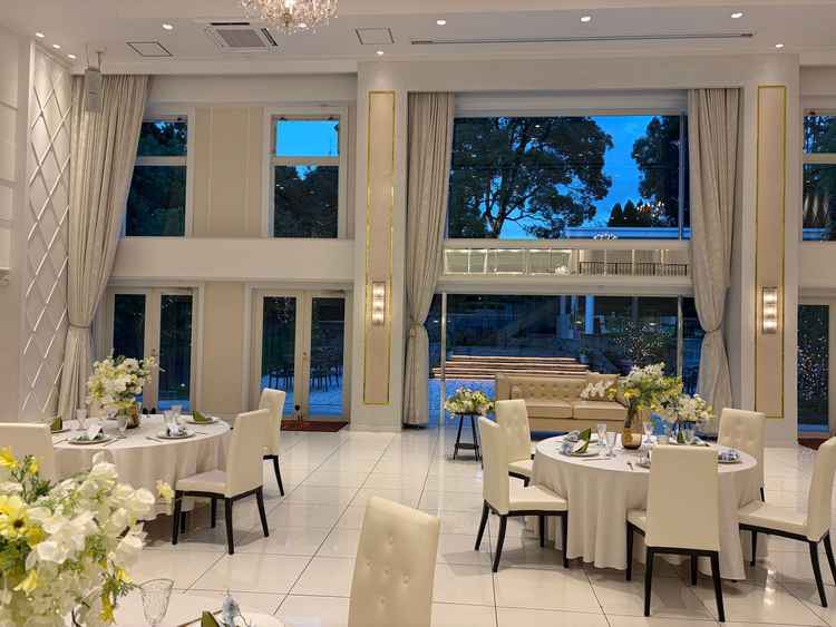 最初にみた披露宴会場