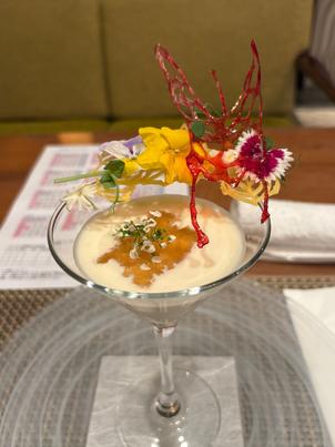 試食で頂いた料理、とても美味しく、上品で見栄えもよく期待ができそう。