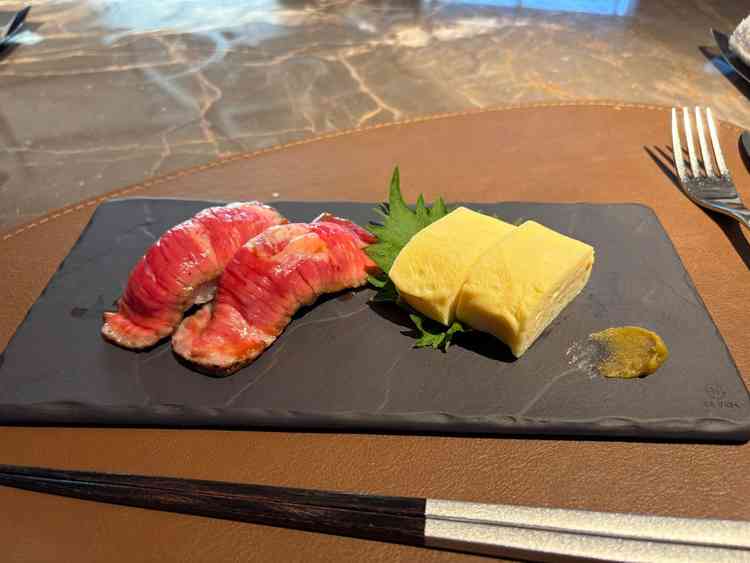 事前アンケートに好きな食べ物を入れる欄があり回答したところ、まさかの試食に出してくれました。感動。