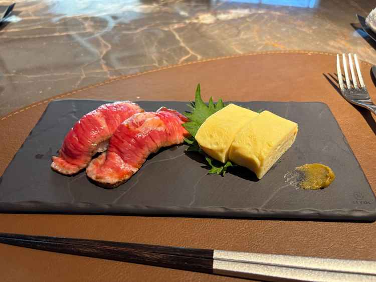 事前アンケートに好きな食べ物を入れる欄があり回答したところ、まさかの試食に出してくれました。感動。