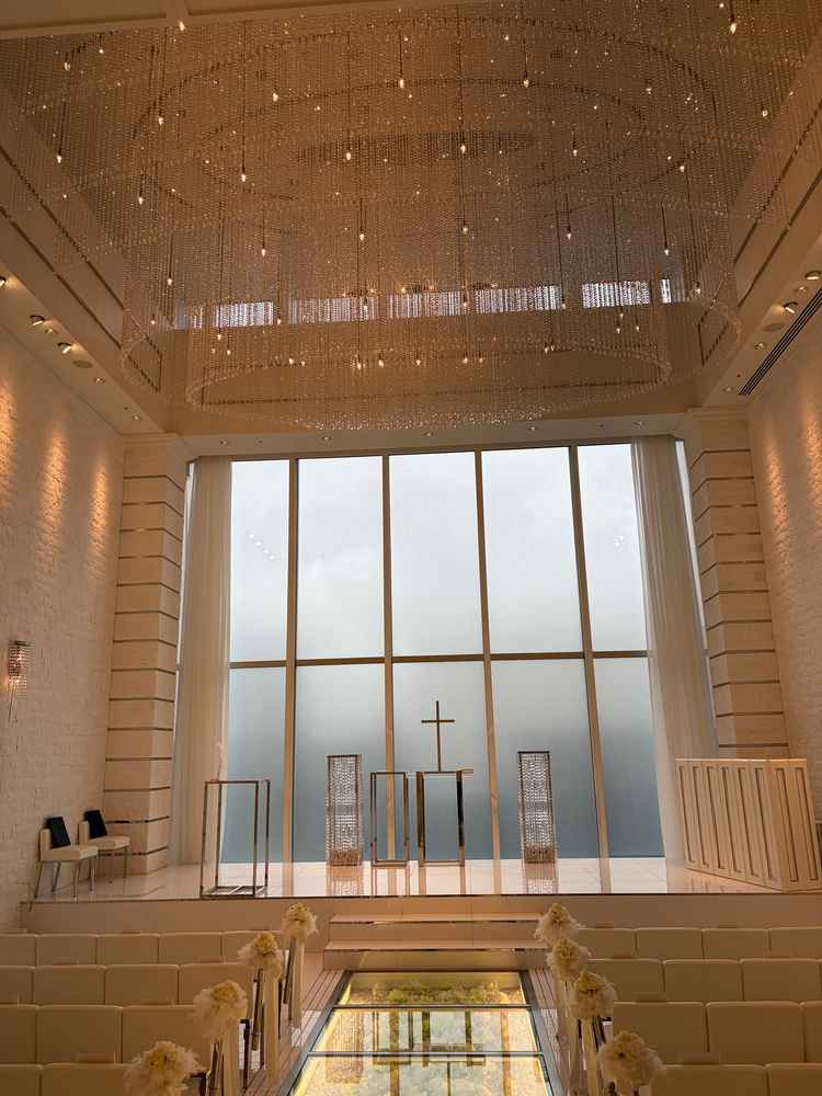 チャペルの写真。高さがあり、非常に迫力があった。