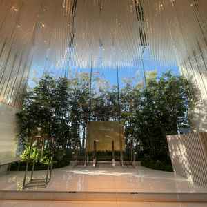 挙式会場。とにかくキラキラで可愛い。