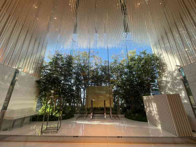 挙式会場。とにかくキラキラで可愛い。