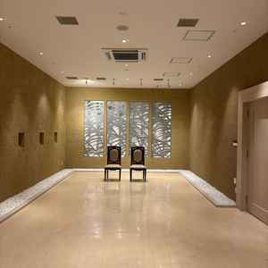 両家の親族のご紹介（顔合わせ）の部屋です。プラス料金が掛かることなく、式場の方が紹介をしてくれる。