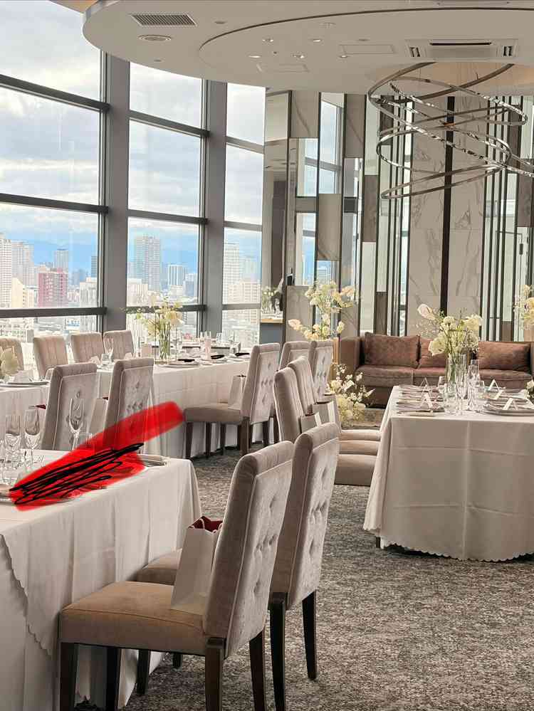 綺麗な披露宴会場でした。