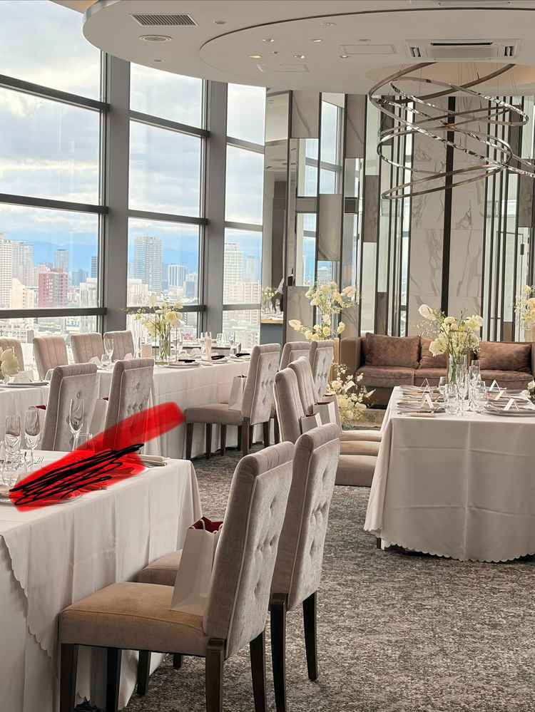 綺麗な披露宴会場でした。