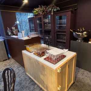 ドリンクを作る場所もおしゃれな印象です。