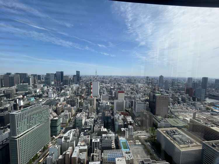 披露宴会場からの眺望です