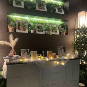 ウェルカムスペースはこのままの装飾を無料で使用する事ができるそうです。